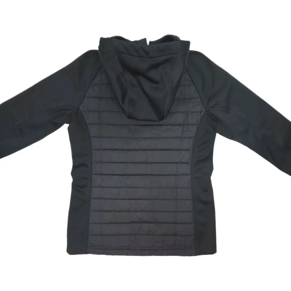Under Armour Jacket Storm Black Primaloft Hoodie Men Sz Medium Zip Quilted Coat